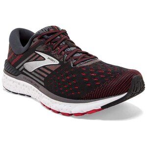 Brooks Transcend 6 Running Shoes Trail Workout Outdoor Lace Up Black Red 11M